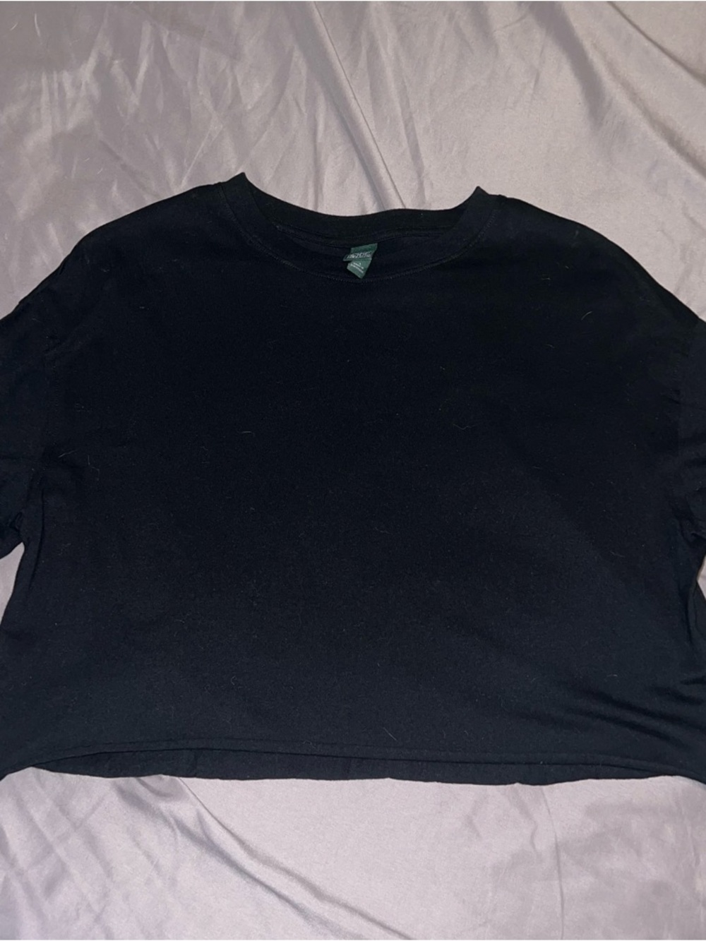wild fable Black Crop Top